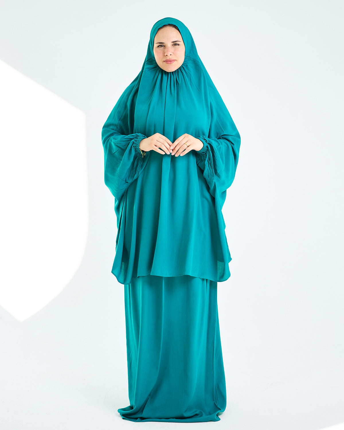 Bright Teal Two Pieces Essdal - Viscose Cotton