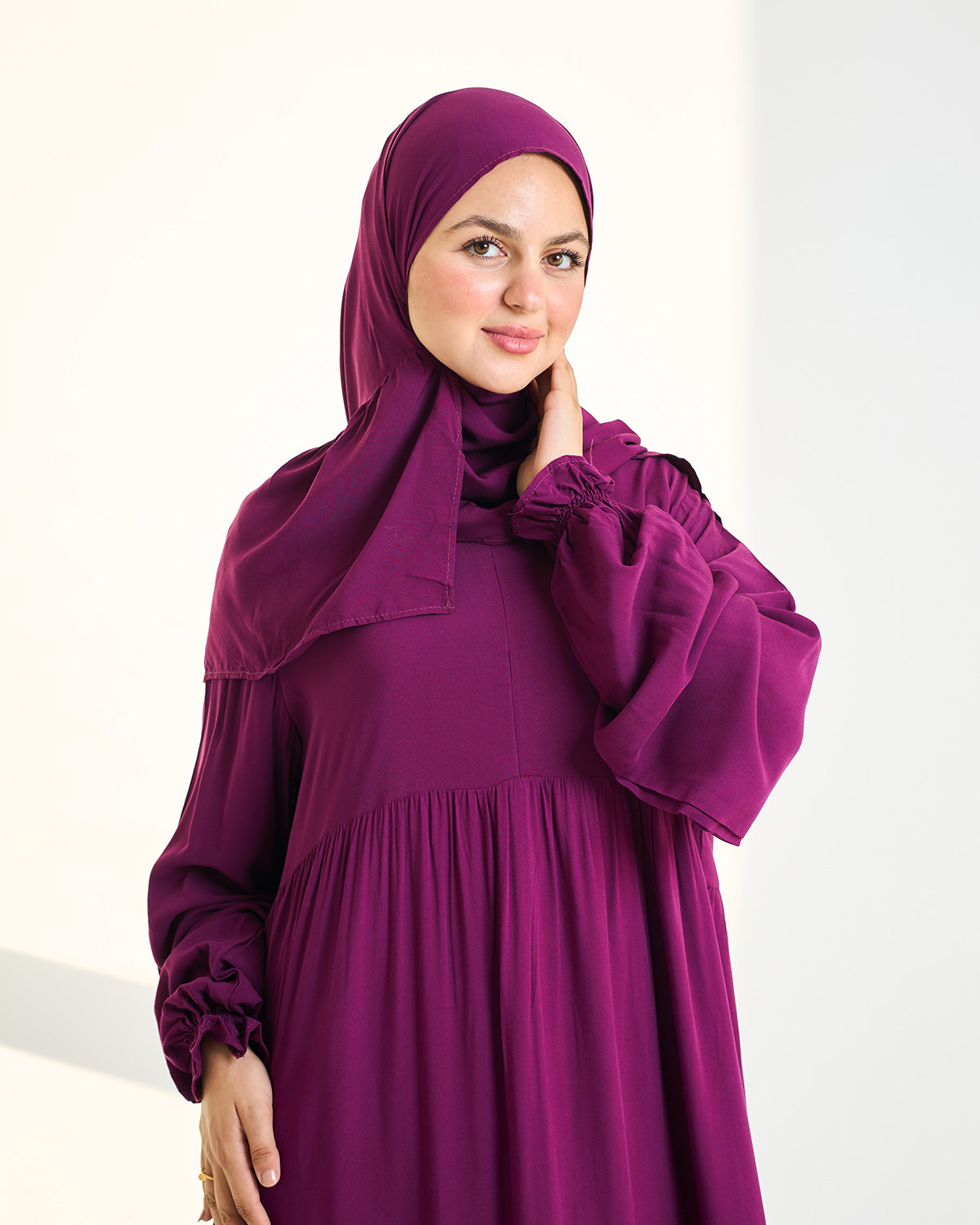 <tc>إسدال أرجواني - فيسكوز قطنإسدال</tc>