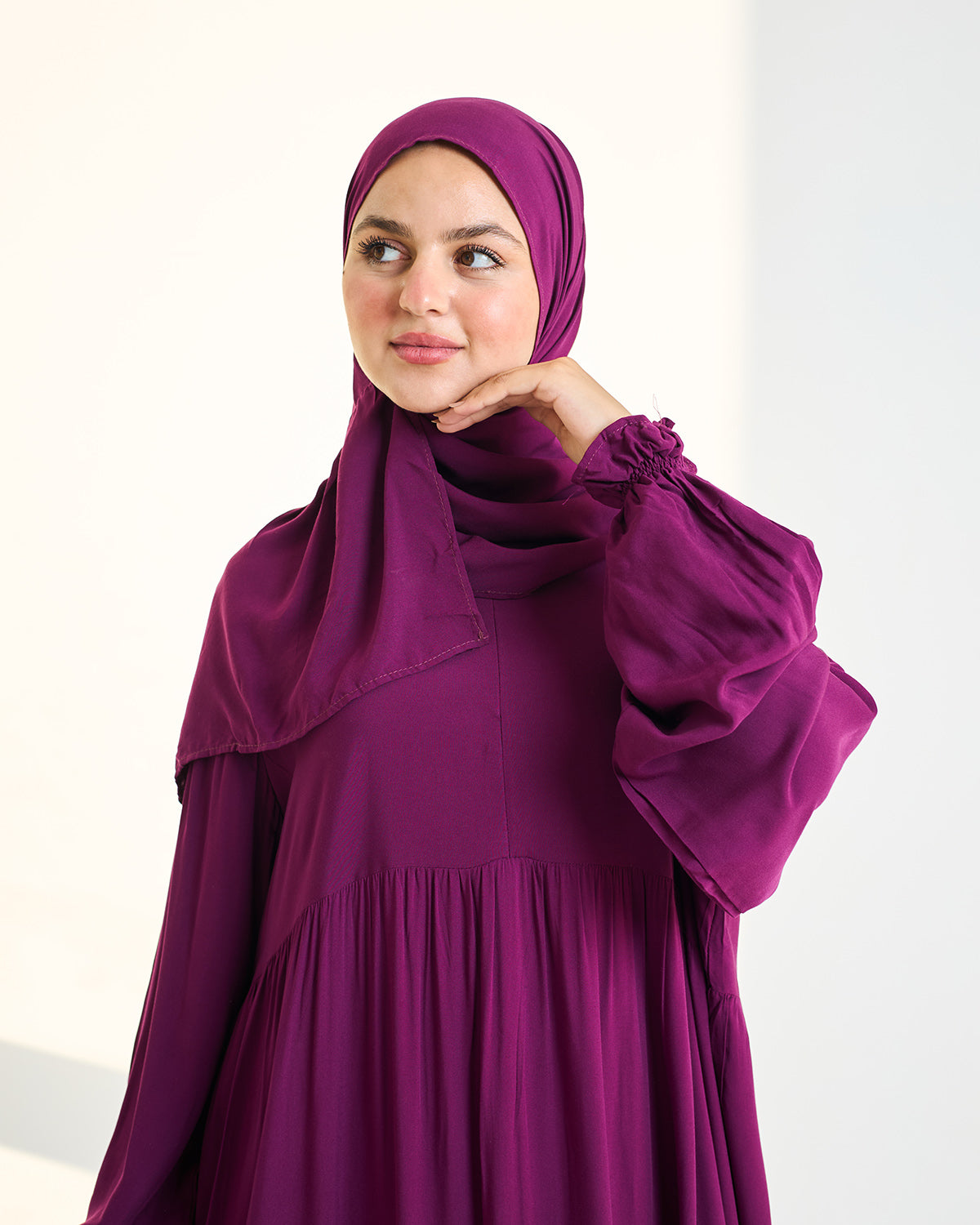 <tc>إسدال أرجواني - فيسكوز قطنإسدال</tc>