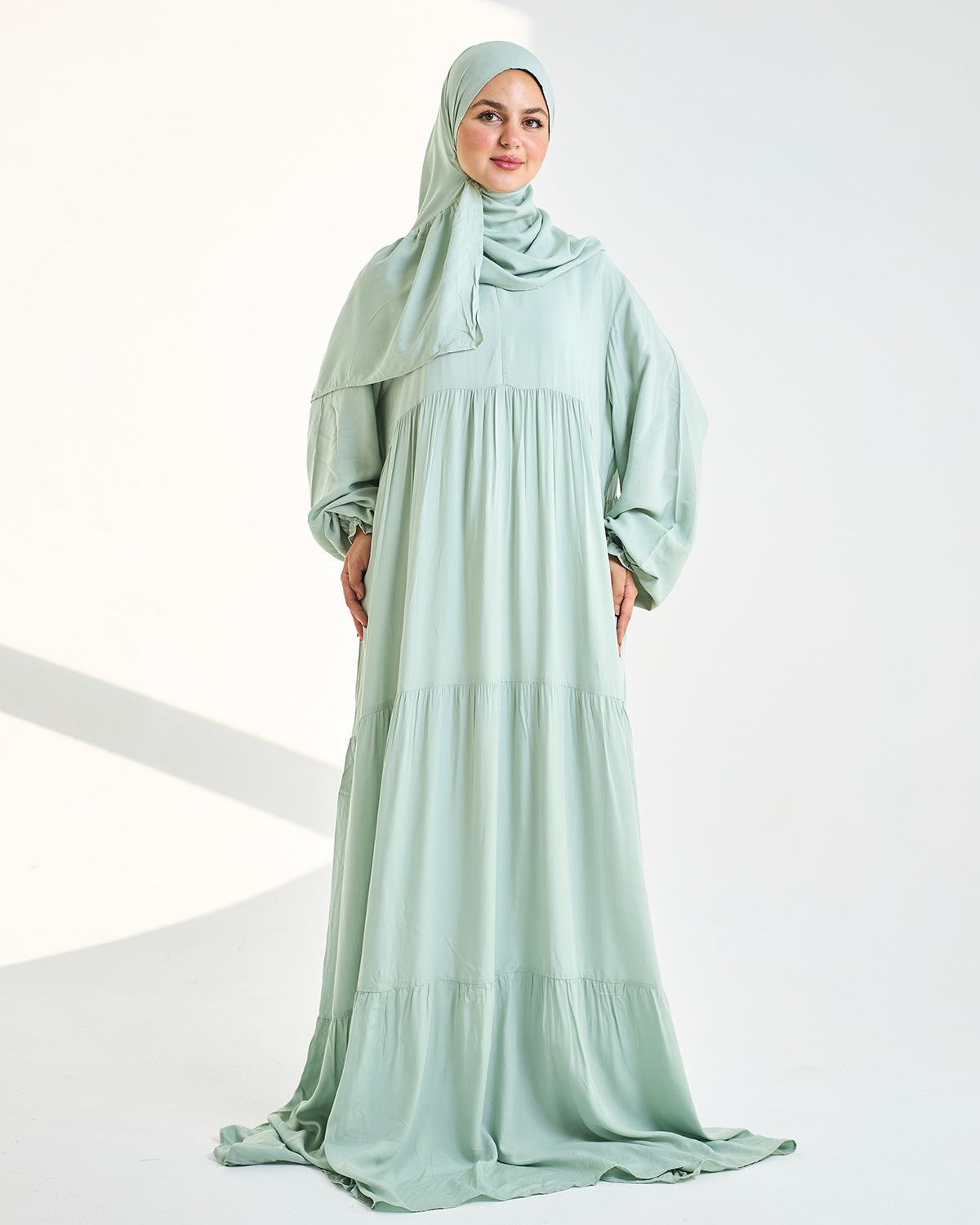 Baby Mint Dress Essdal-Viscose Cotton