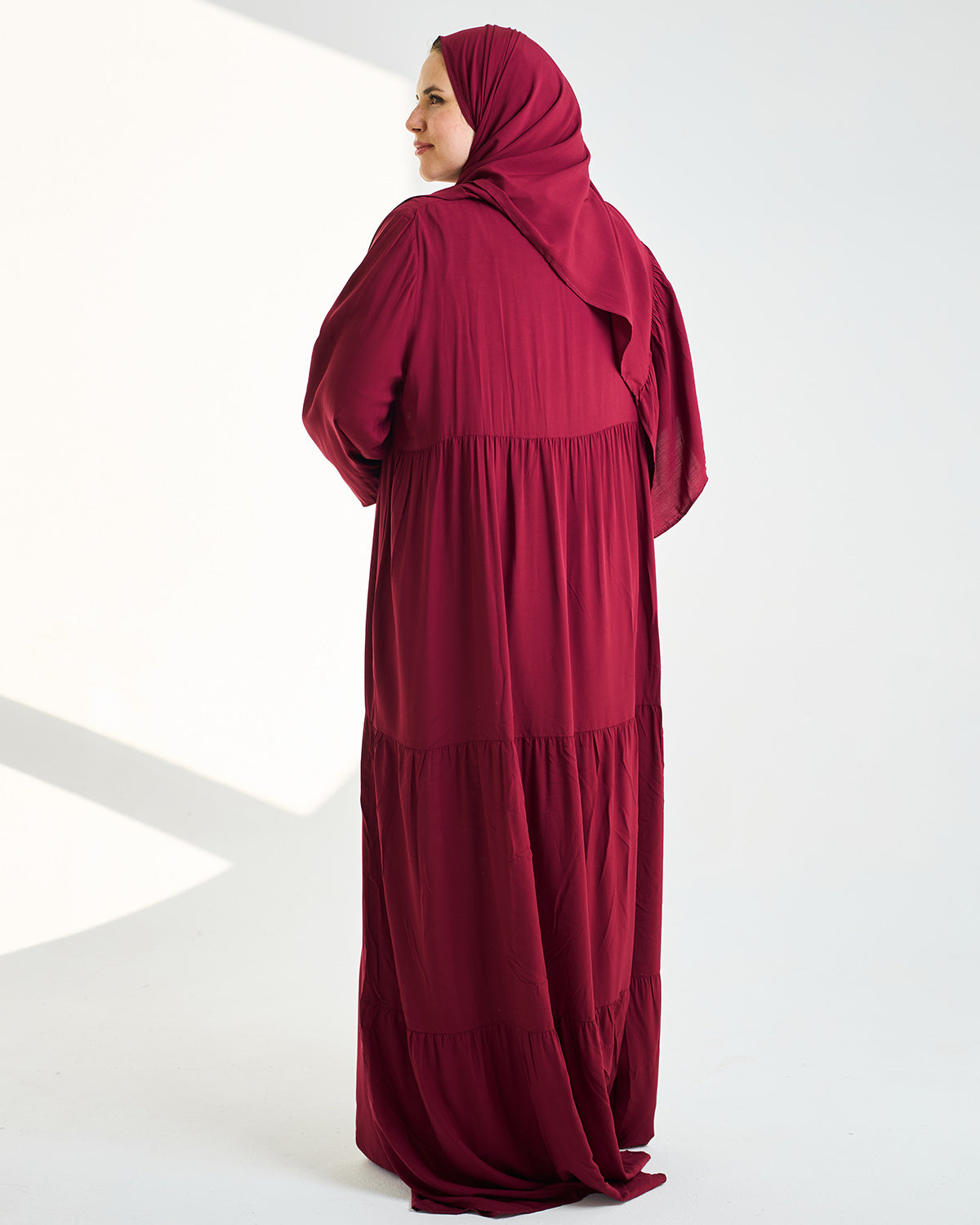 Marron Dress Essdal-Viscose Cotton