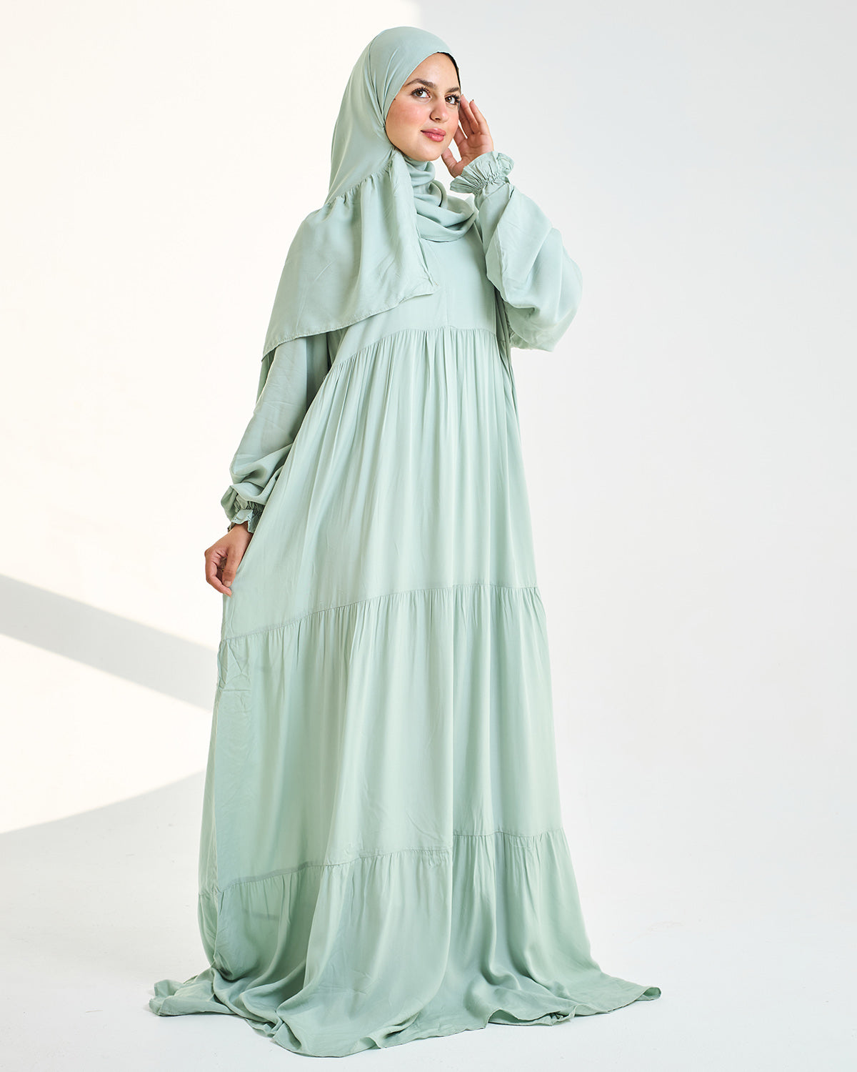 Baby Mint Dress Essdal-Viscose Cotton
