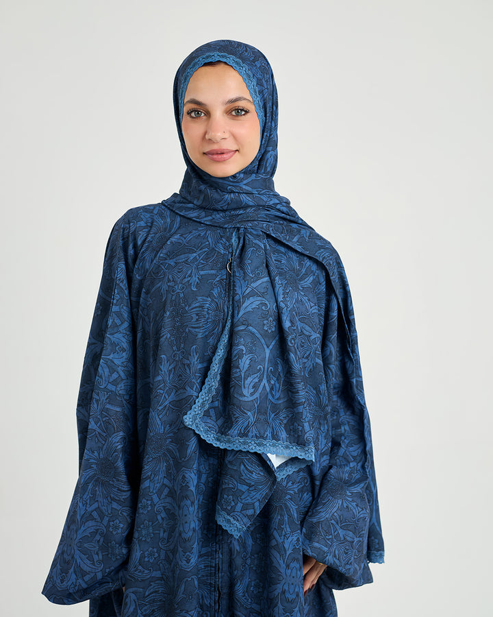 The Istanbul Turkish Abaya - Zip-Front Crepe