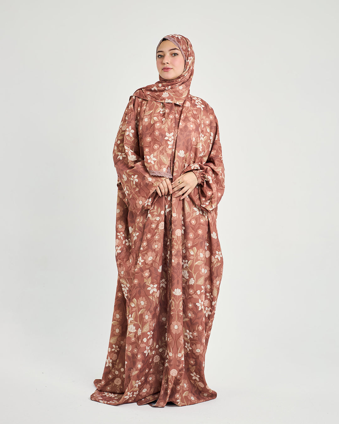 The Ankara Turkish Abaya-Zip- Front Crepe
