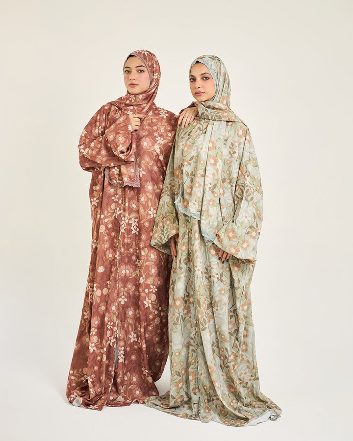 The Ankara Turkish Abaya-Zip- Front Crepe