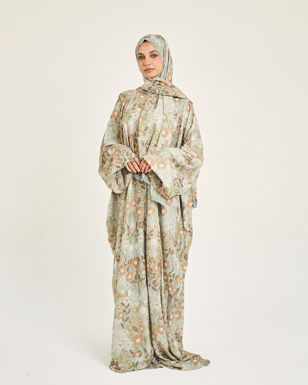 The Ankara Turkish Abaya-Zip- Front Crepe