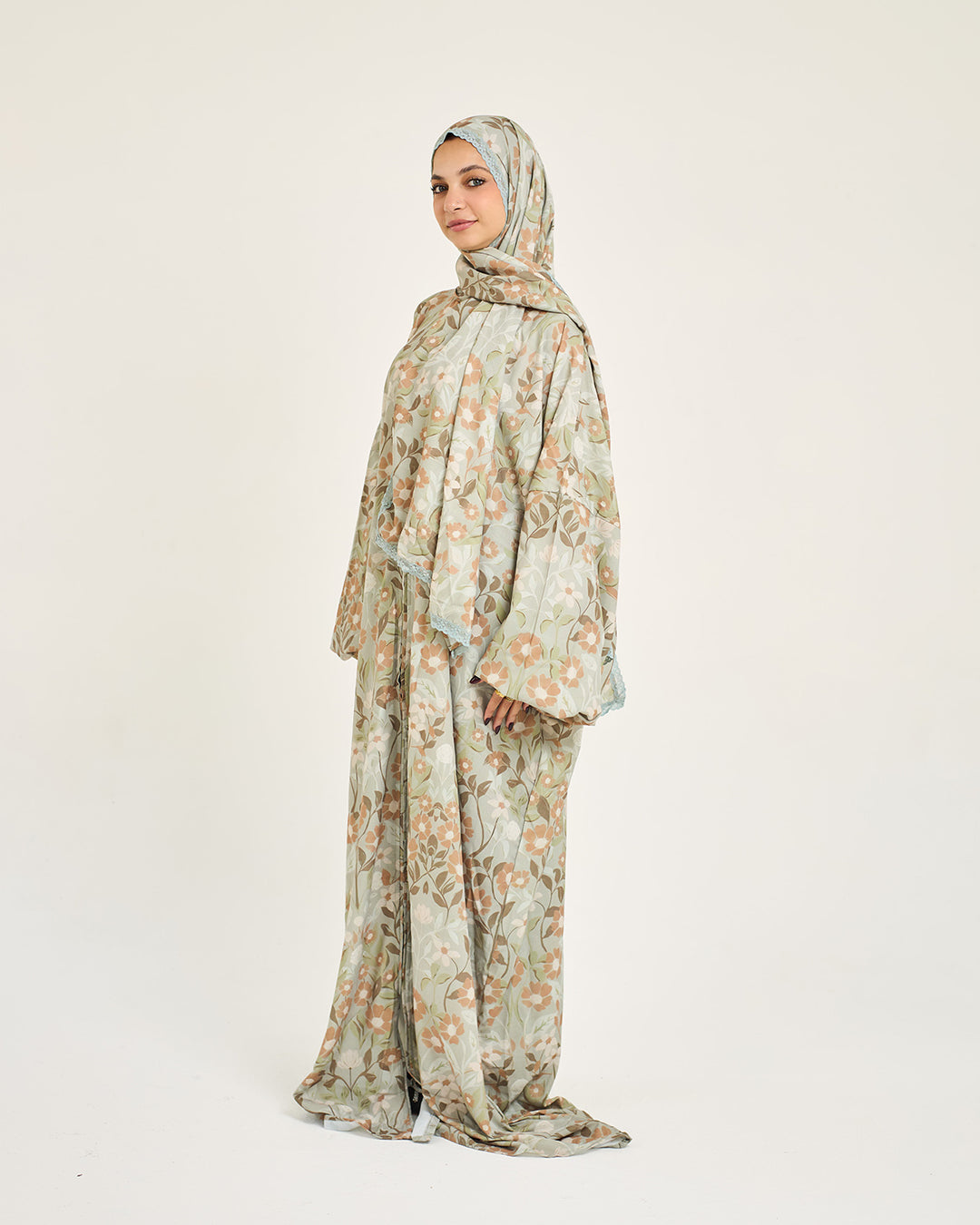 The Ankara Turkish Abaya-Zip- Front Crepe