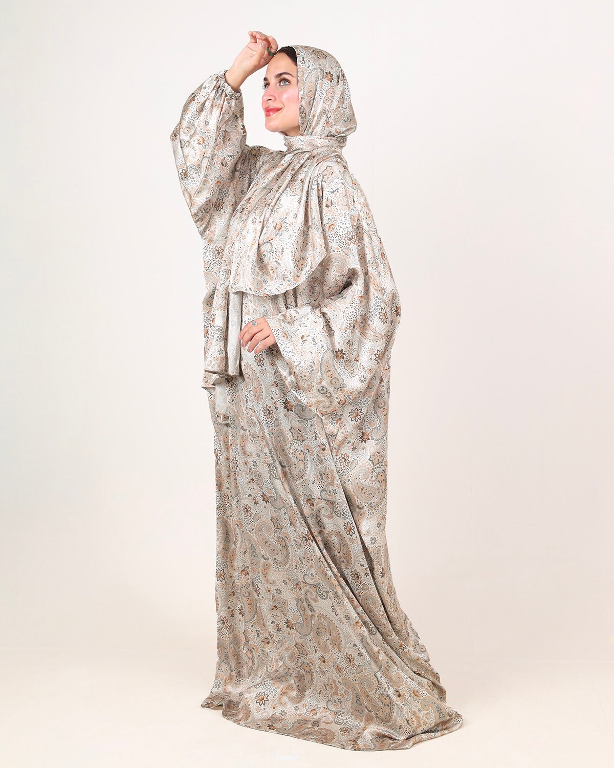 Paris Style Printed - Silk Satin Essdal Hijab