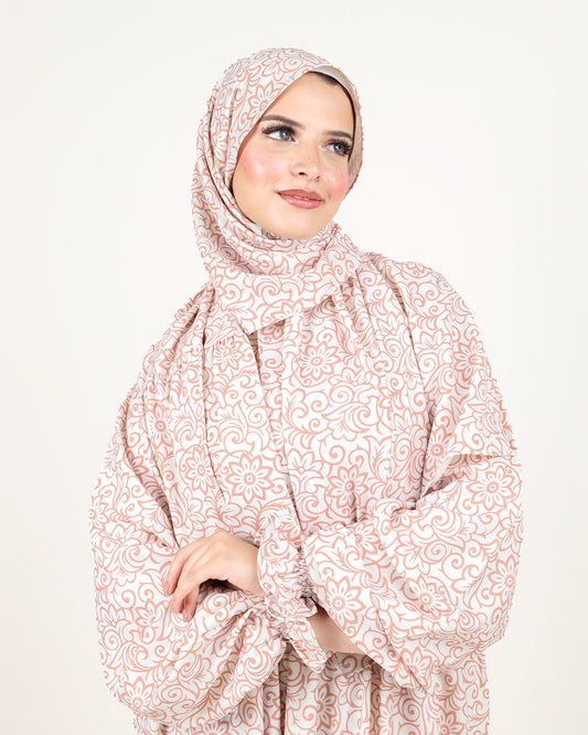 Arabesque Earthtone Printed Crepe Essdal