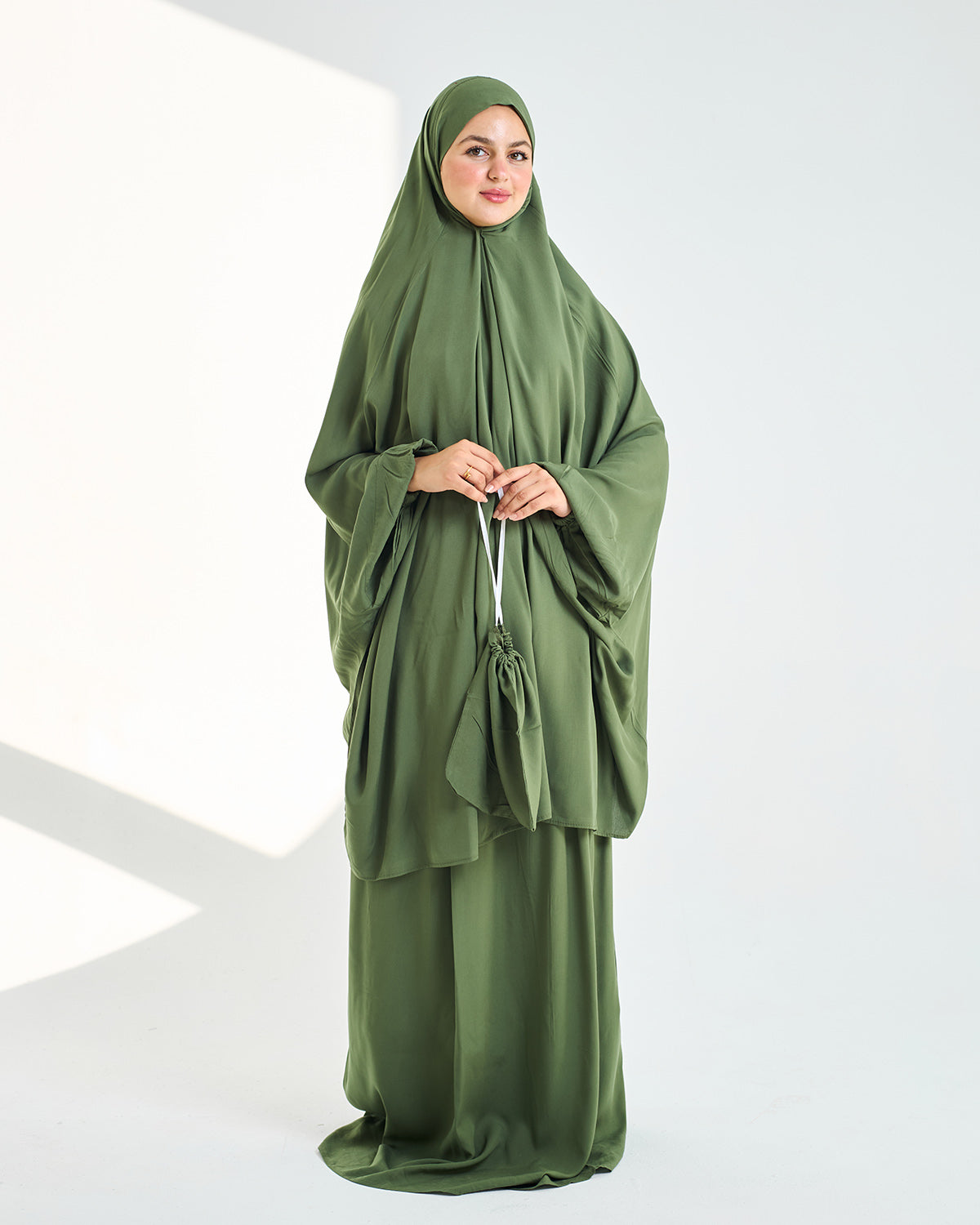 Olive Green Two Pieces Essdal - Viscose Cotton