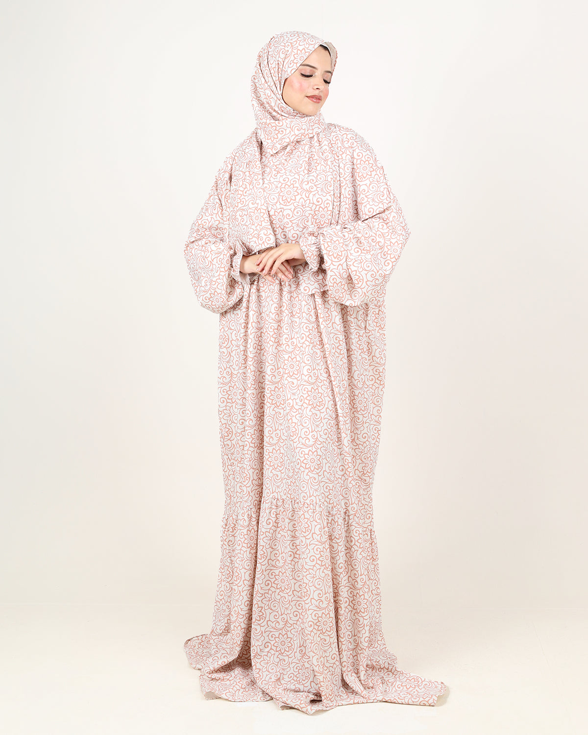 Arabesque Earthtone Printed Crepe Essdal