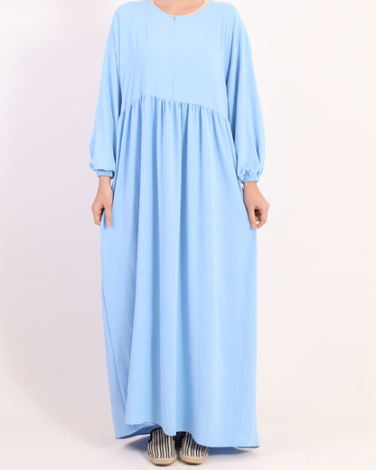 Baby Blue French Abaya - Elegant and Comfortable