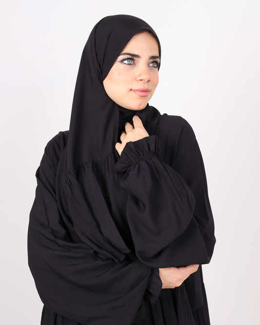 Black Essdal-Viscose Cotton for All Sizes