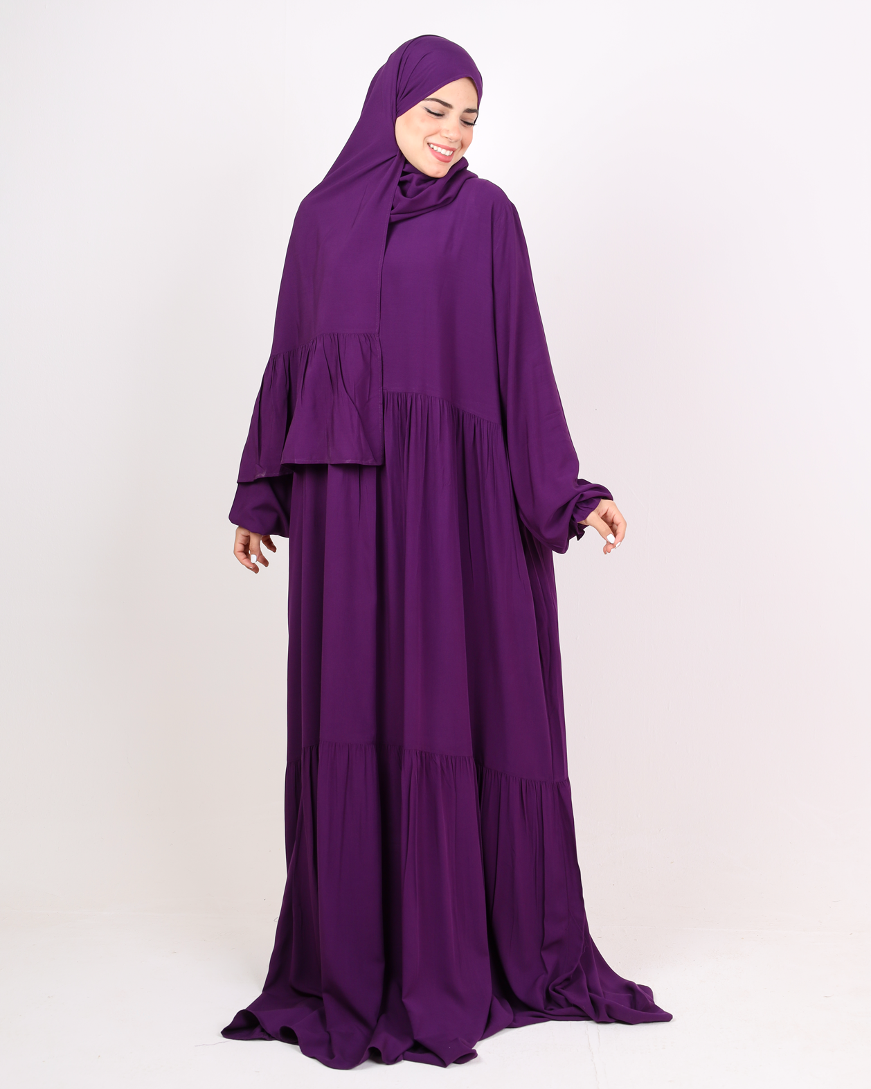 Purple Essdal-Viscose Cotton