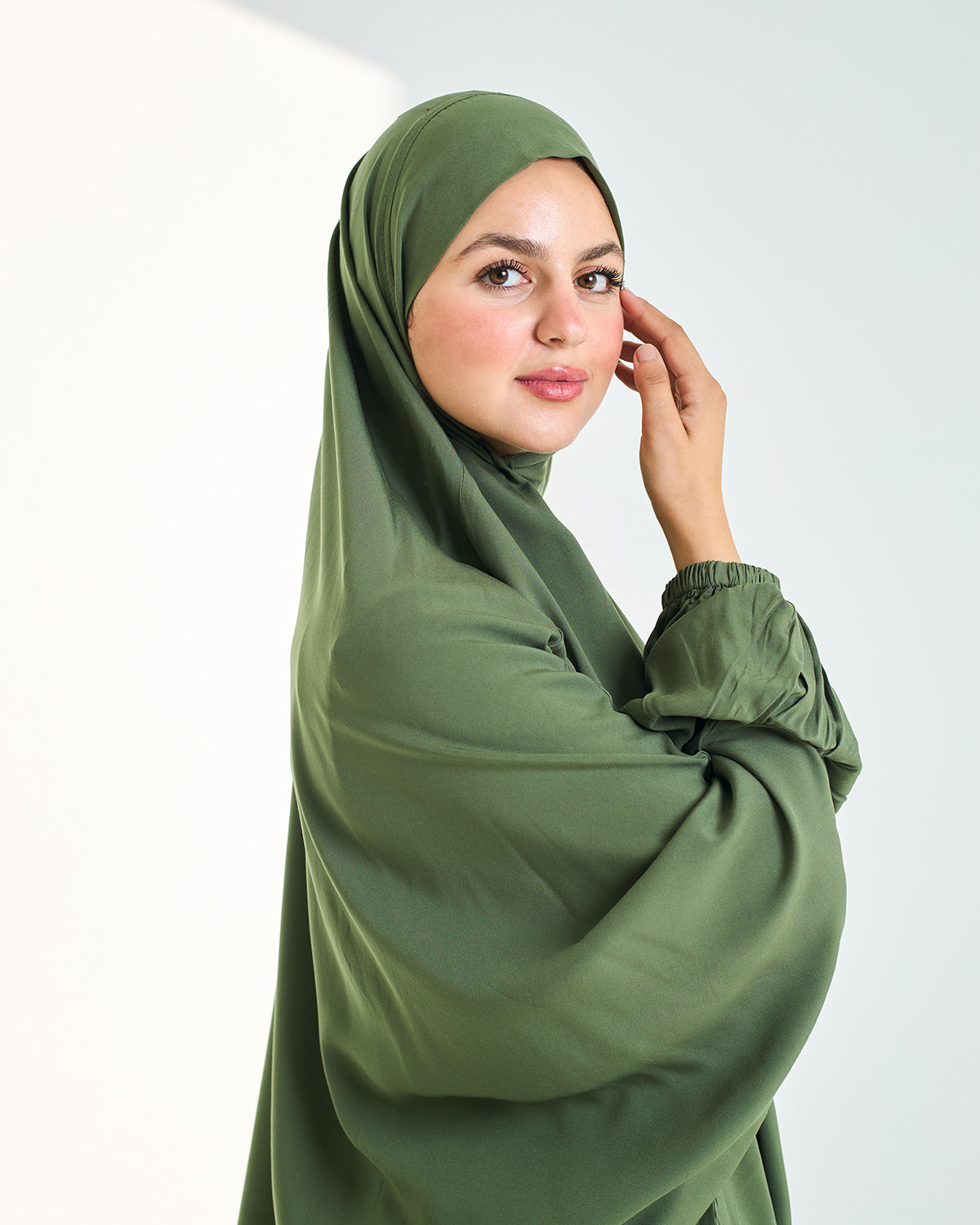 Olive Green Two Pieces Essdal - Viscose Cotton