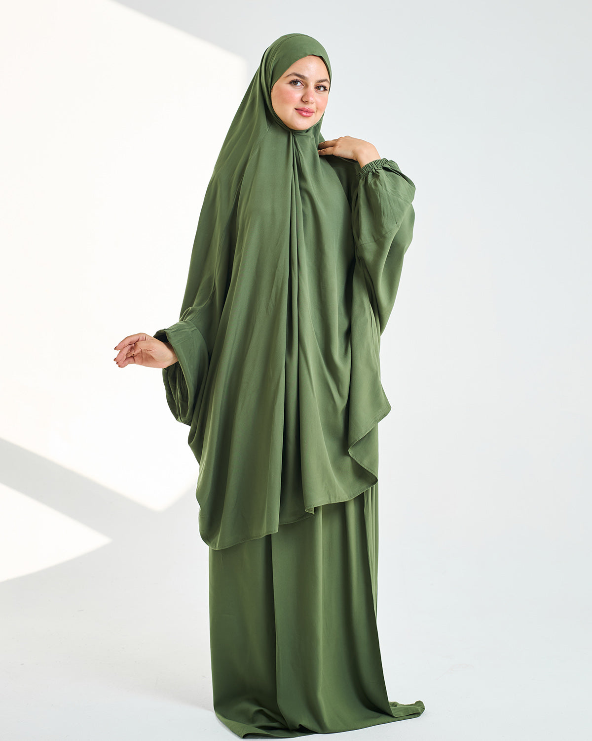 Olive Green Two Pieces Essdal - Viscose Cotton