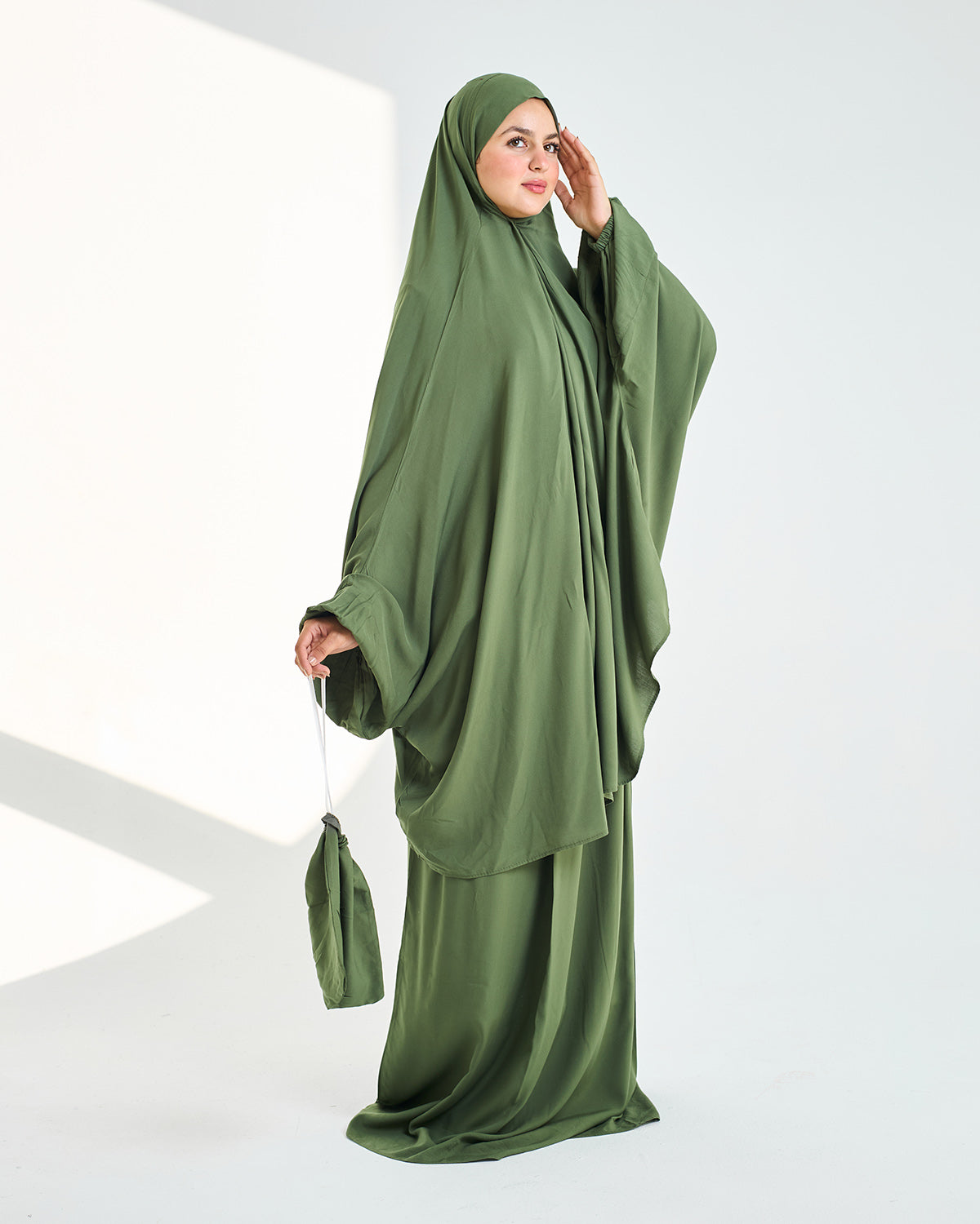 Olive Green Two Pieces Essdal - Viscose Cotton
