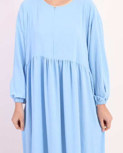 Baby Blue French Abaya - Elegant and Comfortable