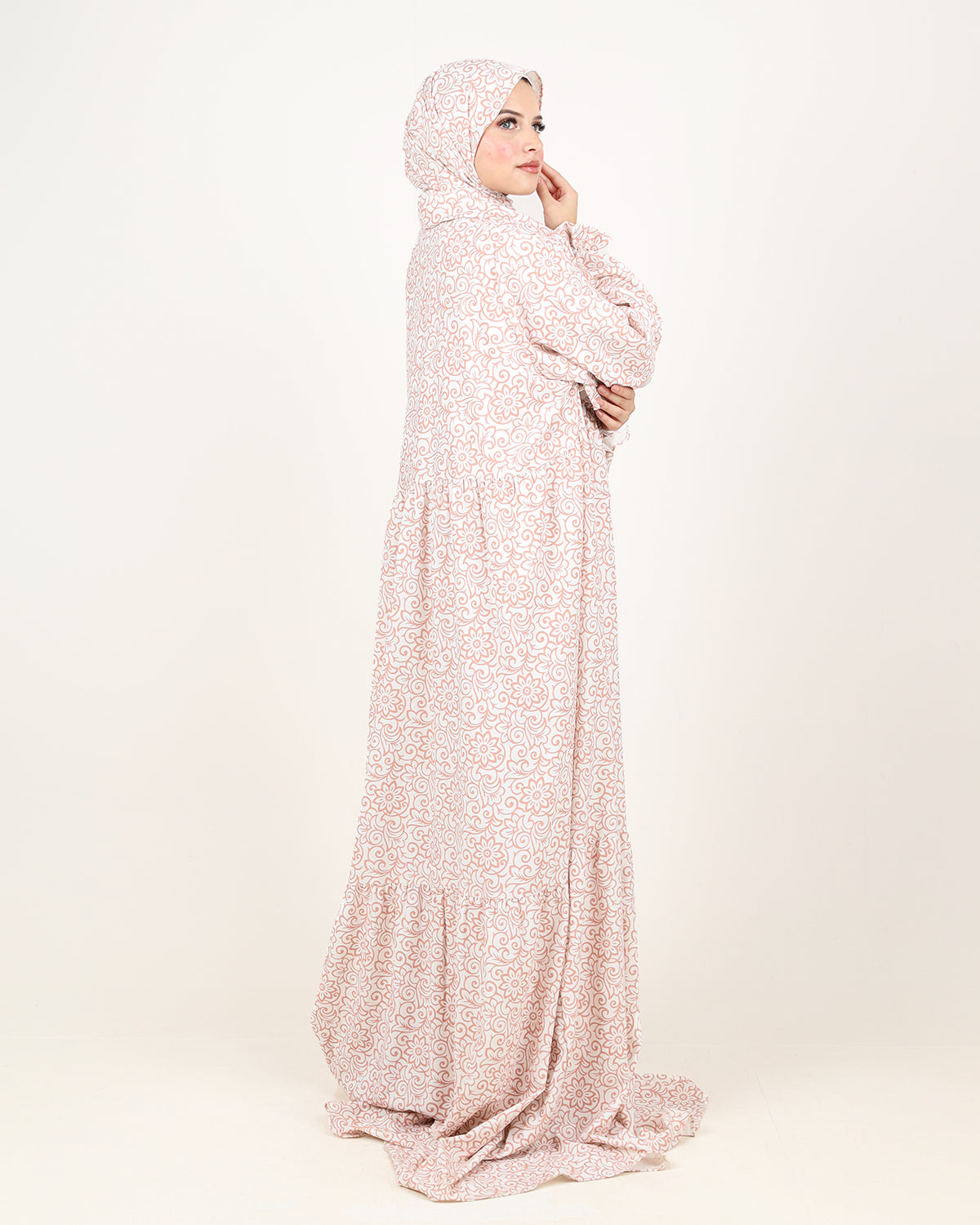 Arabesque Earthtone Printed Crepe Essdal